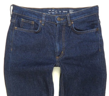 COS spodnie damskie jeans rurki zwężane SKINNY 38