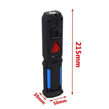 СВЕТОДИОДНАЯ ЛАМПА COB 3in1 ДЛЯ МАСТЕРСКИХ, АККУМУЛЯТОРНАЯ
