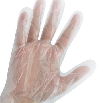 RĘKAWICE RĘKAWICZKI FOLIOWE HDPE PREMIUM 100 szt.