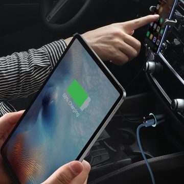 Быстрое автомобильное зарядное устройство 40 Вт для iPhone 13 14