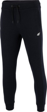 СПОРТИВНЫЕ БРЮКИ 4F, ХЛОПОК, вес 300, на завязке, темно-синие SPMD001B, размер XXL