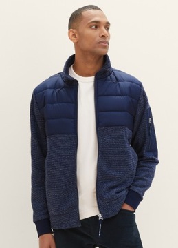 Tom Tailor Light Jacket - Sky Captain Blue White