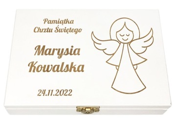 ПОДАРОК ​​НА СВЯТОЕ КРЕЩЕНИЕ - СТОЛОВЫЕ ПРИБОРЫ В ДЕРЕВЯННОЙ КОРОБКЕ С ВКУСНЕЙШЕЙ ГРАВИРОВКОЙ