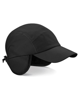 CZAPKA Z DASZKIEM NAUSZNIKI WODOODPORNA NA USZY