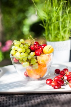 САЛАТНИЦА СТЕКЛЯННАЯ ЧАША ДЛЯ ФРУКТОВОГО САЛАТА 17СМ