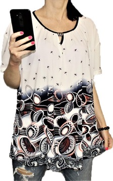 MODNA TUNIKA WIZYTOWA PLUS SIZE 4XL