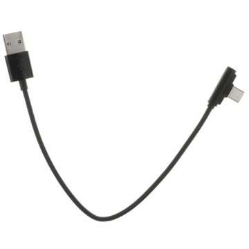 Угол 90 градусов Кабель USB Type C USB Type C Черный 0,25 м