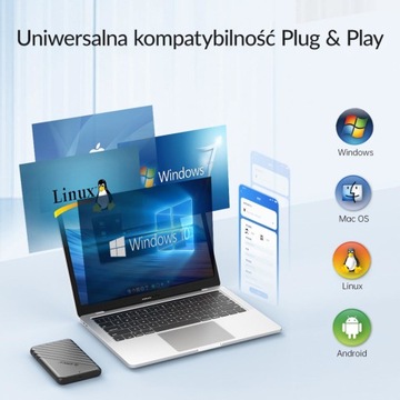 Чехол Orico для твердотельного накопителя 2,5 дюйма, USB-C 3.1 6 Гбит/с, белый, + кабель USB-C
