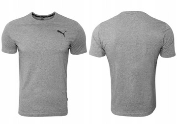 PUMA KOSZULKA MĘSKA T-SHIRT ESS SMALL LOGO TEE SZARA r.L