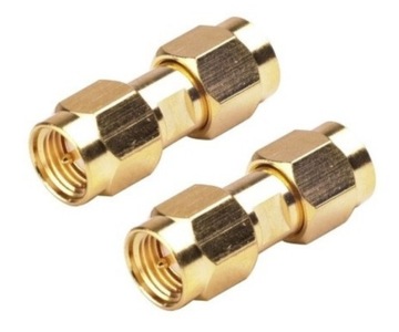 Adapter Przejście Łącznik wtyk SMA / wtyk SMA podwójny beczka (2509)