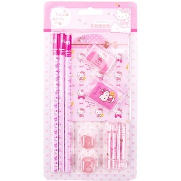 Sanrio Hello Kitty Stationery Set Pencil Sharpener Eraser Small Notebooks
