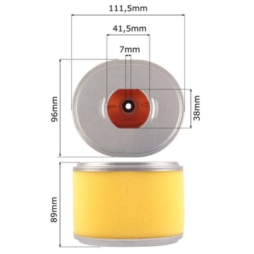 ВОЗДУШНЫЙ ФИЛЬТР ДЛЯ HONDA GX340 GX390 182f 188f