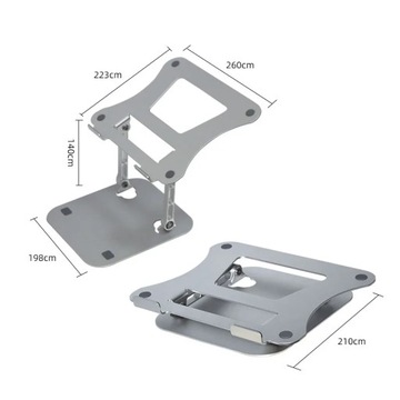 Регулируемая алюминиевая подставка VAZIO для ноутбука MacBook iPad (N81-G)