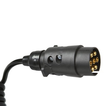 УДЛИНИТЕЛЬ ДЛЯ ПРИЦЕПОВ КАБЕЛЬ ДЛЯ ПРИЦЕПА 2x ВИЛКА СПИРАЛЬНЫЙ КАБЕЛЬ 7-контактный 3 м