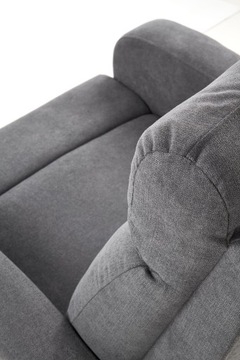 Кресло OSLO 1S с откидной спинкой, ткань серого цвета