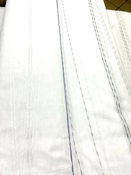 На метр Фон Длинная Штора Белая Вспышка Полосы Серая Высота 310 см