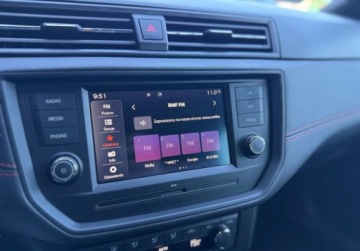 Seat Ibiza V Hatchback 5d 1.0 TSI 110KM 2021 Seat Ibiza Sportowa wersja - Niski przebieg - Tempomat - Czujniki - Kamera, zdjęcie 22