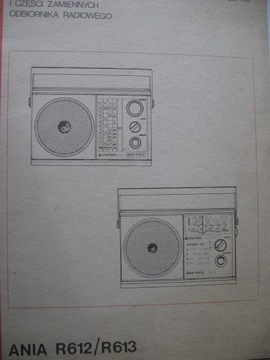 Radio ANIA R/612/R613 Instrukcja serwisowa Schemat
