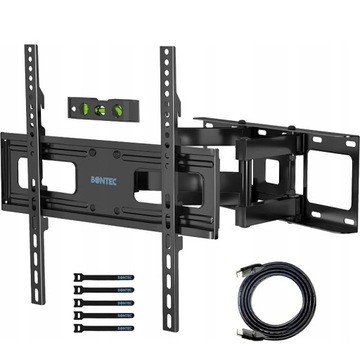 Крепление для ЖК-телевизора Bontec LED 23-70 дюймов, поворотное, до 45 кг, двуплечее