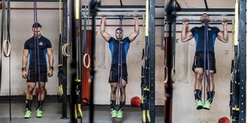ЭНЕРГИЯ ДЛЯ ТРЕНИРОВОК POWER BAND, ЧЕРНАЯ, УСИЛЕННАЯ DBX BUSHIDO 12-30 КГ
