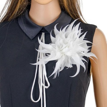 Женская брошь Свадебное украшение Черная