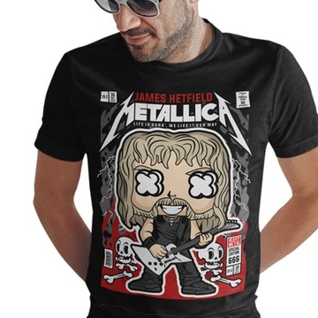 ФУТБОЛКА «УЖАСЫ/РОК» С ДЖЕЙМСОМ ХЕТФИЛДОМ «METALLICA»