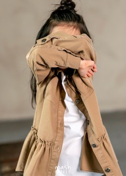 Рубашка камуфляжная с рюшами MashMnie девочка 140/146 Крк