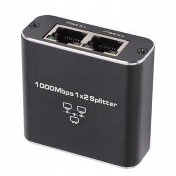АДАПТЕР-ПЕРЕКЛЮЧАТЕЛЬ РАЗДЕЛИТЕЛЬ LAN ETHERNET RJ45 2XRJ45 1000 Мбит/с