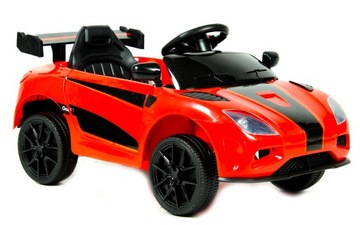 Детская машинка на аккумуляторе + светодиод + пульт + качалка