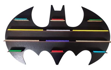 Batman XL na ludziki klocki LEGO do 71 figurek półka regał 60cm x 36cm