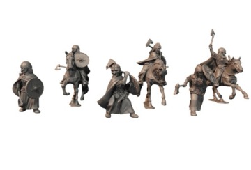 ShieldMaidens with Axes on Foot - x3 - Rohan LOTR