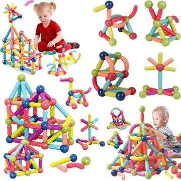 МАГНИТНЫЕ БЛОКИ МАГНИТНЫЕ ПАЛОЧКИ НАБОР КОНСТРУКЦИОННЫХ БЛОКОВ 116 EL