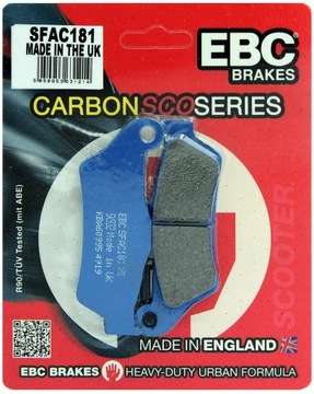 EBC KLOCKI HAMULCOWE CARBONOWE SFAC181