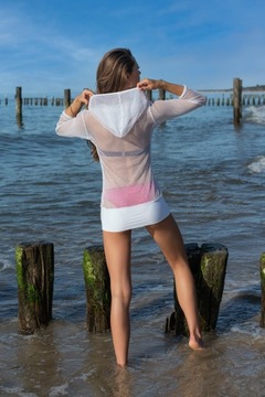 August Morning LC 90003 Пляжная туника L/XL белая