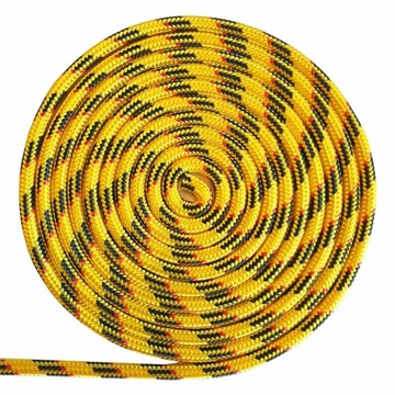 LINA ŻEGLARSKA FAŁOWA 8mm ŻÓŁTO CZARNA - 05664