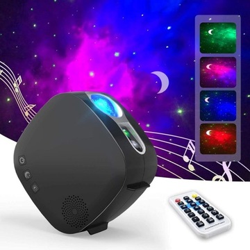 Звезды, небо и космический проектор с Bluetooth-динамиком, мега ЧЕРНЫЙ эффект