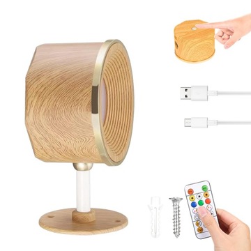 LAMPA BEZPRZEWODOWA MAGNETYCZNA RGB DOTYKOWY KINKIET BEZPRZEWODOWY