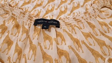 БЛУЗКА TOMMY HILFIGER GIRAFFE MIST XL