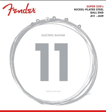 Struny do gitary elektrycznej 11-49 Fender Super 250's