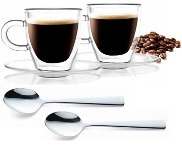 VIALLI AMO 2 МАЛЕНЬКИХ ЧАШКИ И БЛЮДЦА ЭСПРЕССО 50 ДВОЙНОЙ ТЕРМАЛЬНЫЙ