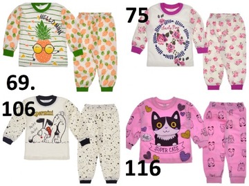 ПИЖАМЫ пижамный НАБОР большой выбор РАЗЛИЧНЫЕ УЗОРЫ - 80