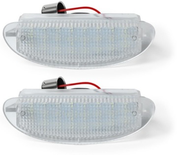 СВЕТОДИОДНЫЕ ФАРЫ ПОДСВЕТКА НОМЕРНОГО ЗНАКА RENAULT CLIO II