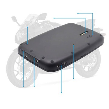 Мотоциклетная навигация FreedConn C5 с беспроводной системой Car Play и Android Auto