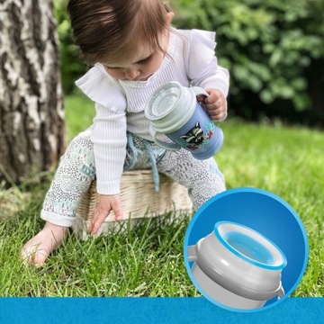 LOVI 360 JUNIOR Чашка-непроливайка 250 мл 9м WILD SOUL