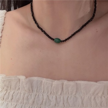 Kamienie Naturalne Choker Bohemia Naszyjnik