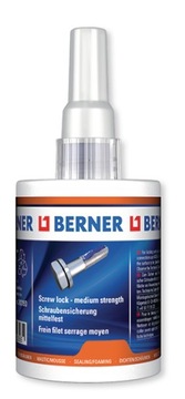 BERNER KLEJ DO GWINTÓW ŚREDNI PREPARAT DO OSADZANIA ŚRUB NIEBIESKI DUŻY 60G