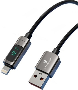 LIGHTNING Apple IPHONE USB-кабель Fast 12 Вт С МОЩНЫМ ДИСПЛЕЕМ 1 М