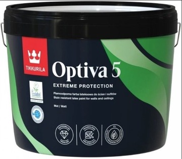 Tikkurila Optiva Matt 5 0,9l biała farba lateksowa