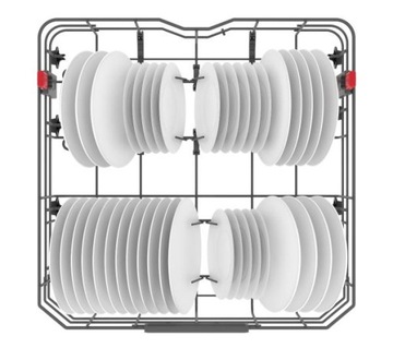 Набор посудомоечной машины Whirlpool WFC 3C26 PF X 14. 46 дБ Серебристый