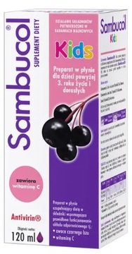 SAMBUCOL KIDS 120ml PŁYN NA ODPORNOŚĆ